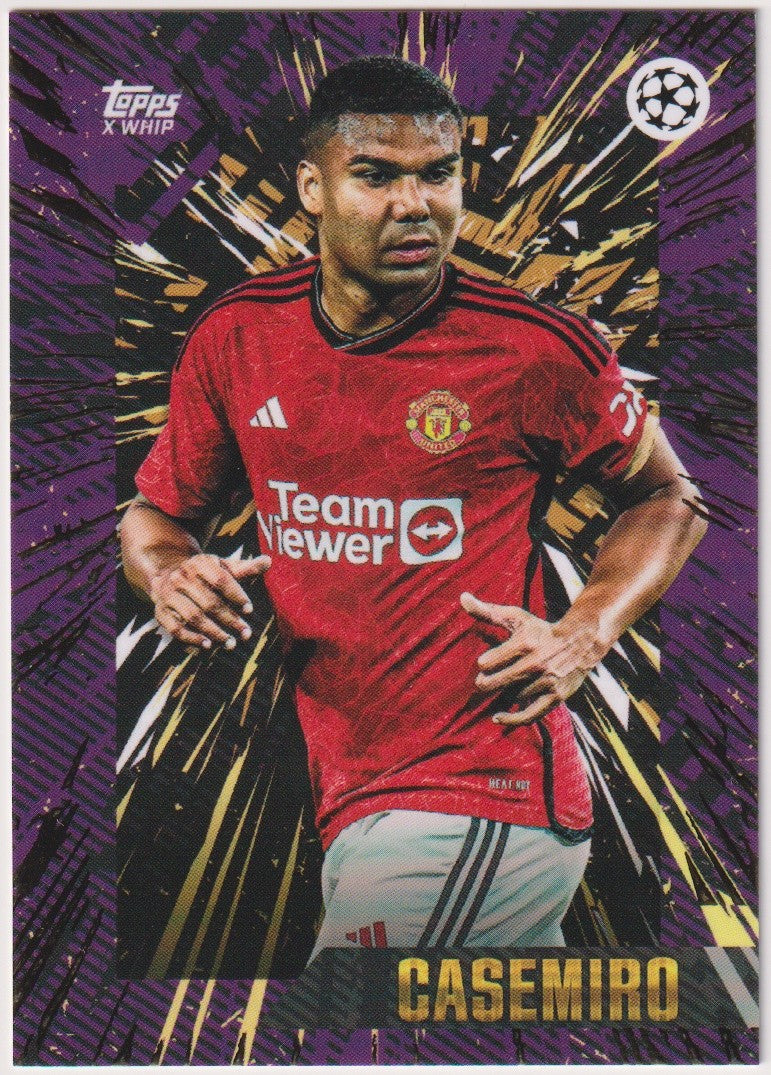 Topps X WHIP Gold 2023-24 Casemiro Manchester United Parallel Rare – Bild 1