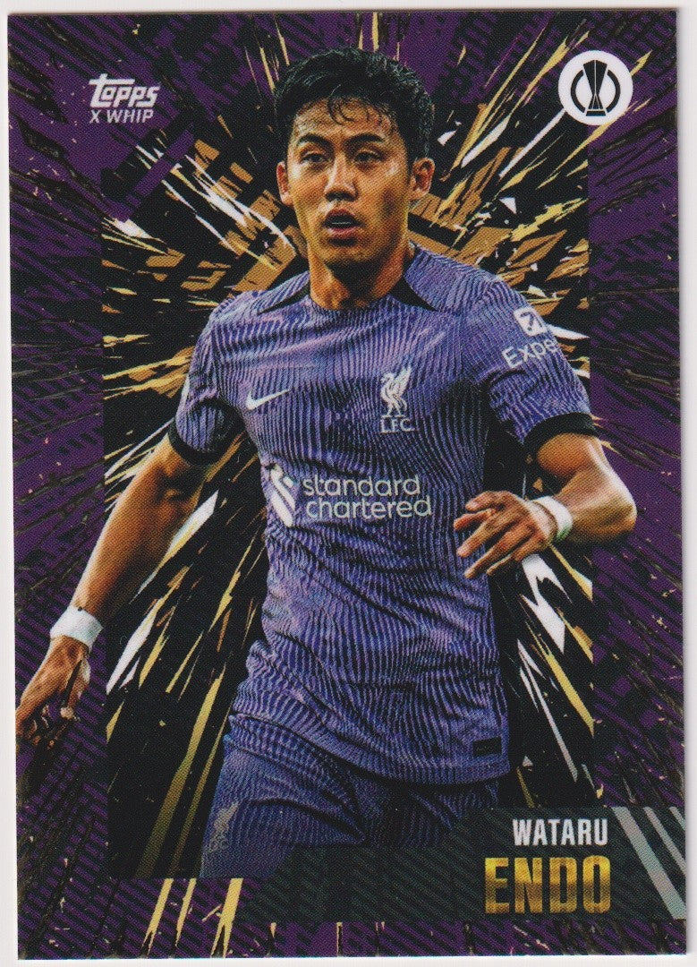 Topps X WHIP Wataru Endo Liverpool Football Club Parallel Rare – Bild 1