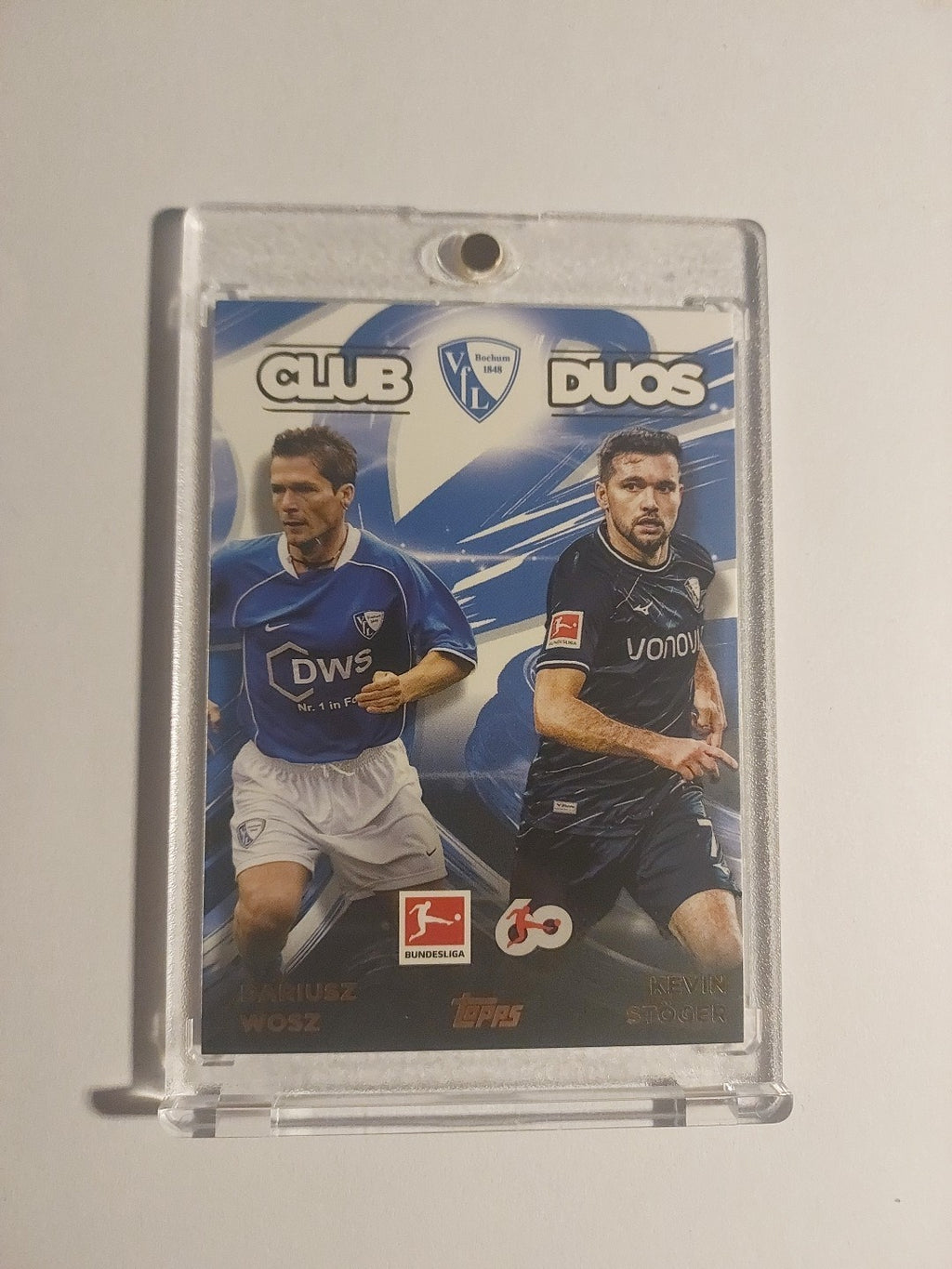 Topps 60 Jahre Bundesliga 2023-24 Wosz & Stöger Bochum Duo Parallel Rare Hit – Bild 1