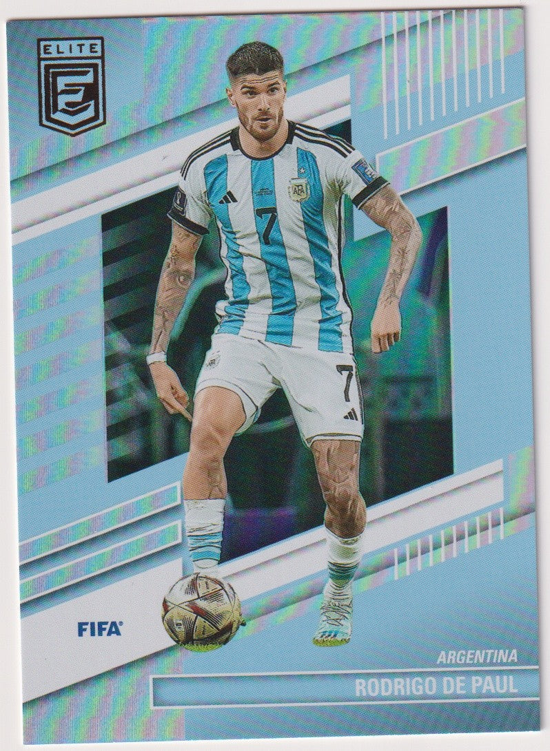 Panini Elite 2022-23 Rodrigo De Paul Argentina Parallel Rare Nr. 111 – Bild 1