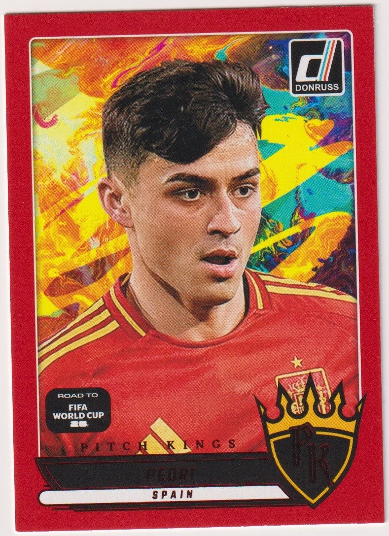 Panini Pitch Kings Pedri Spanien Road to World Cup 2026 Parallel Case Hit Rare – Bild 1