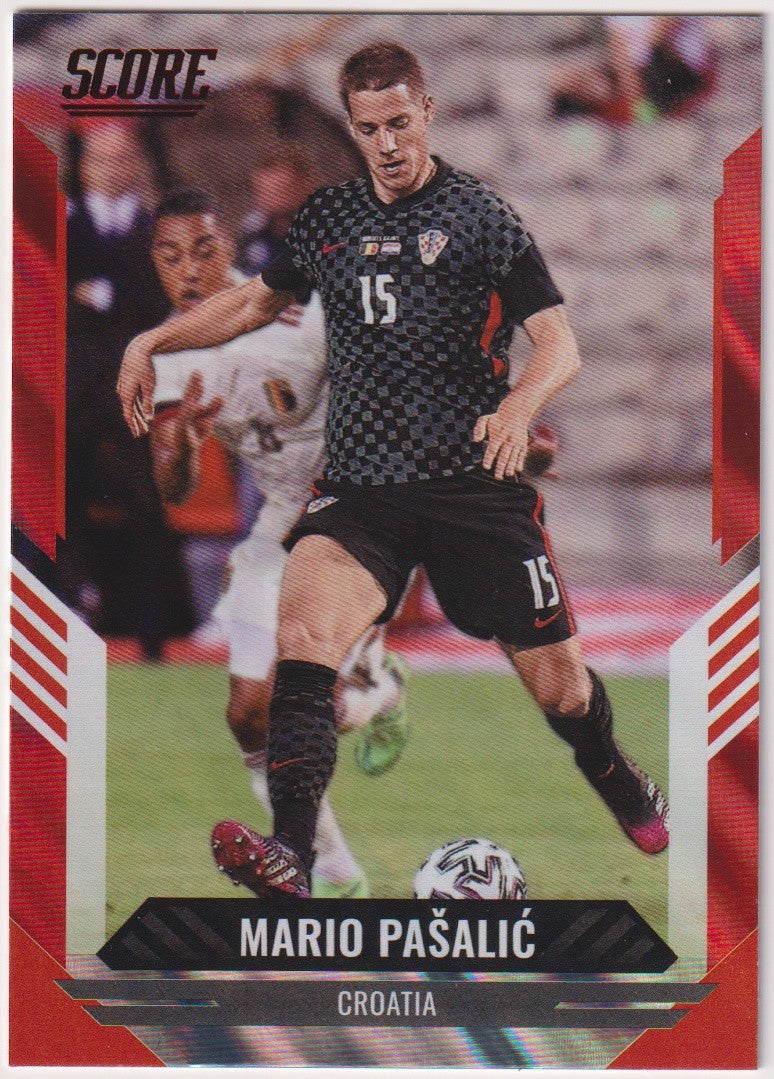 Panini 2021-22 Panini - Score Soccer 2021-22 Mario Pasalić Croatia Parallel Rare – Bild 1