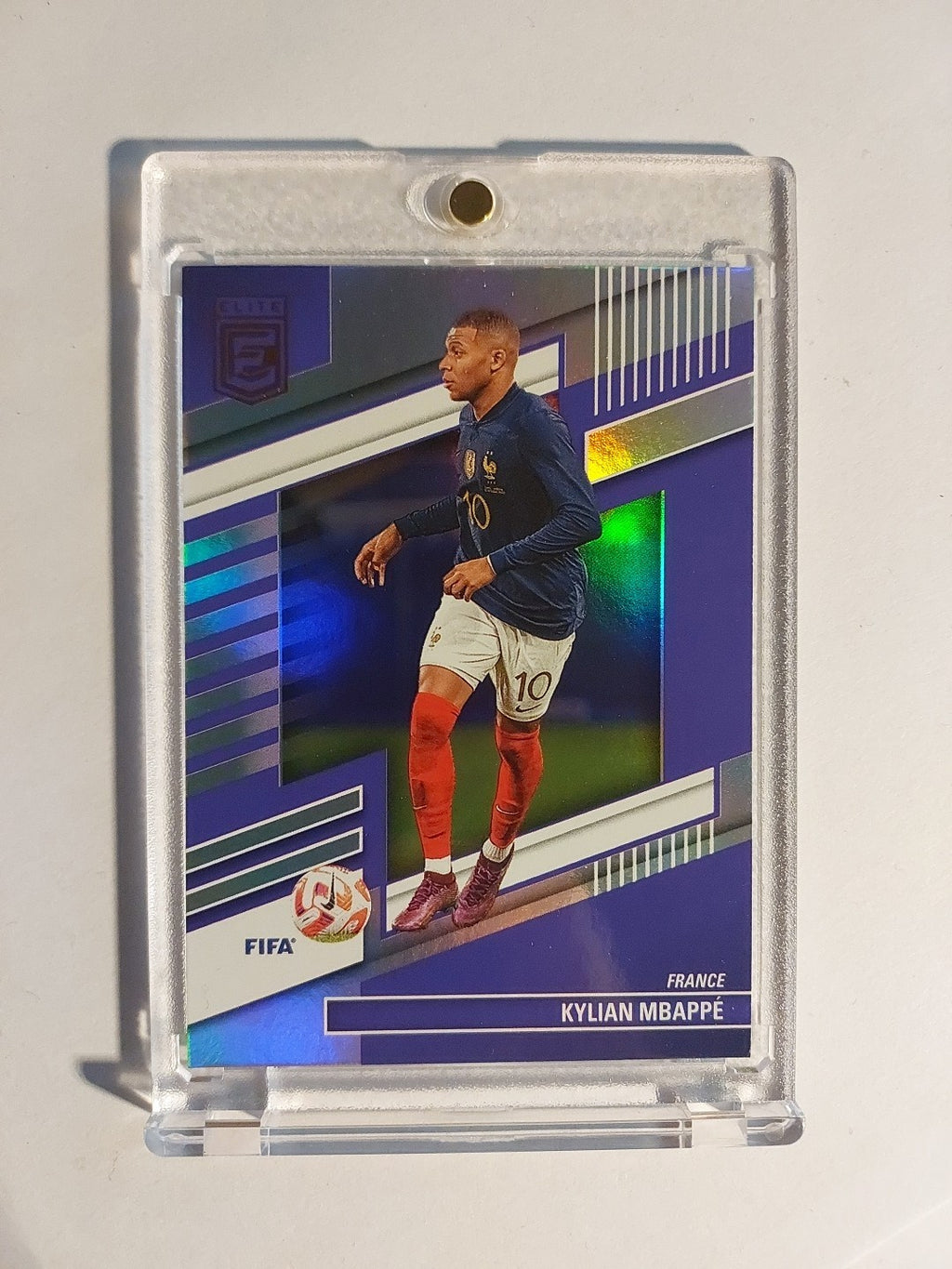 Panini Elite 2022-23 Kylian Mbappé Frankreich Parallel Refractor Insert Rare Hit – Bild 1