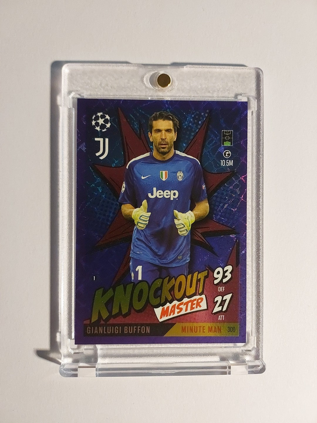 Topps Match Attax 2024-25 Gianluigi Buffon Juventus Parallel Refractor Insert – Bild 1