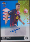Topps Finest UCC 2025-26 Quim Junyent Auto Barcelona Parallel 116/150 Rookie – Bild 1