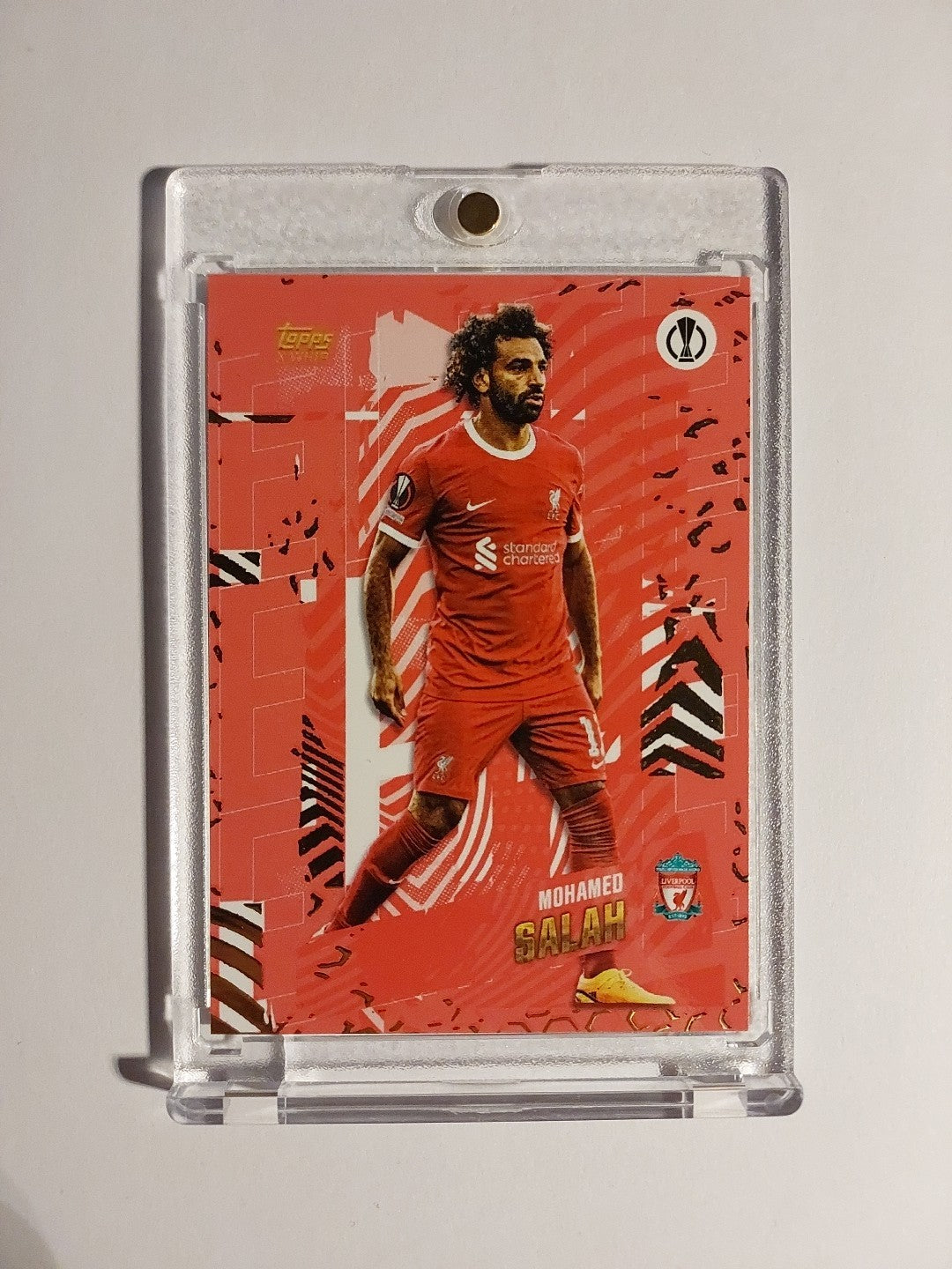 Topps UCC Gold 2022-23 Mohamed Salah Liverpool Parallel Elite Ultra Rare Hit – Bild 1