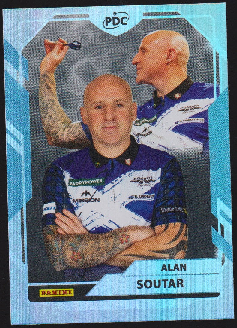 Panini PDC World Championship 2026 Alan Soutar "Scoots" Refractor Parallel – Bild 1
