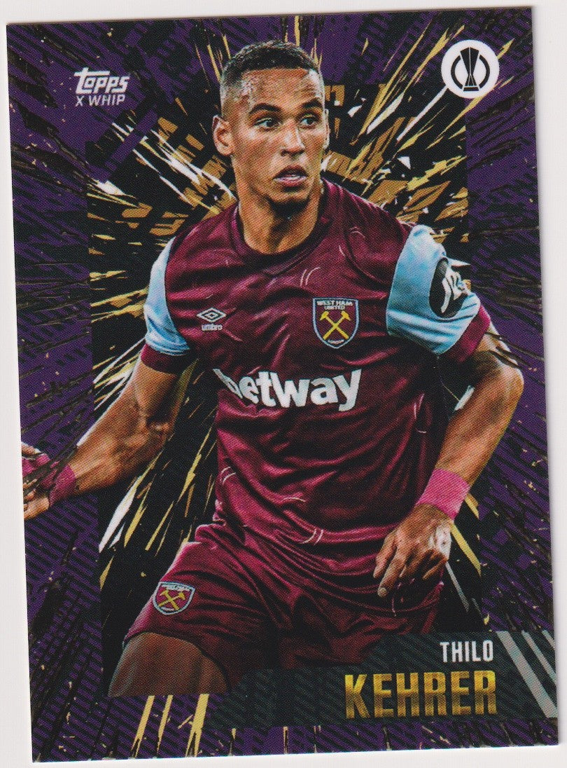 Topps X WHIP 2022-23 Thilo Kehrer West Ham United Parallel Rare – Bild 1