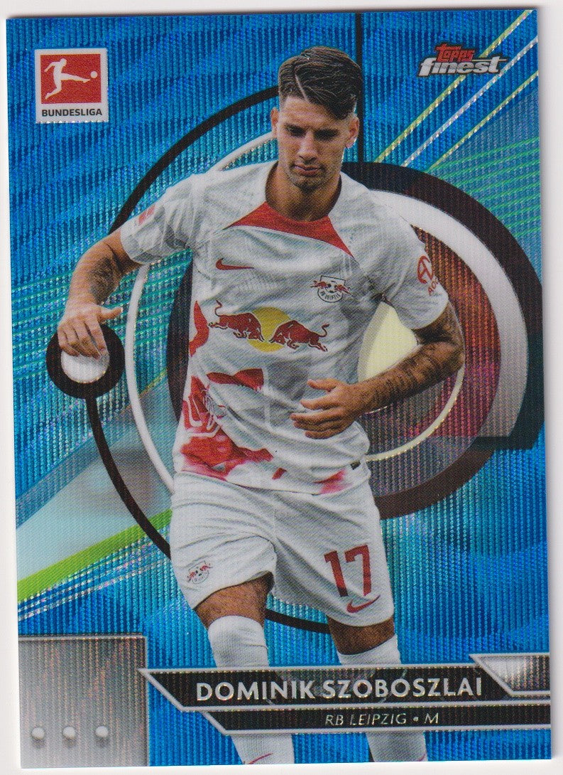 Topps Finest 2021-22 Dominik Szoboszlai Rookie RB Leipzig Parallel 018/150 Rare – Bild 1