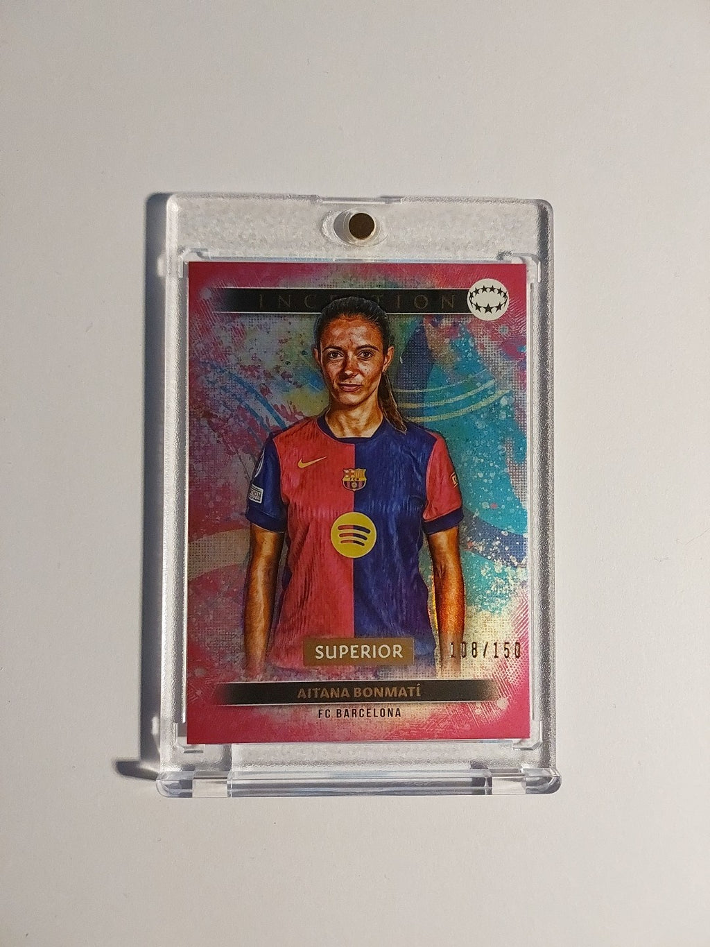 Topps Inception 2024-25 Aitana Bonmati Barcelona Woman Parallel 108/150 Rare – Bild 1