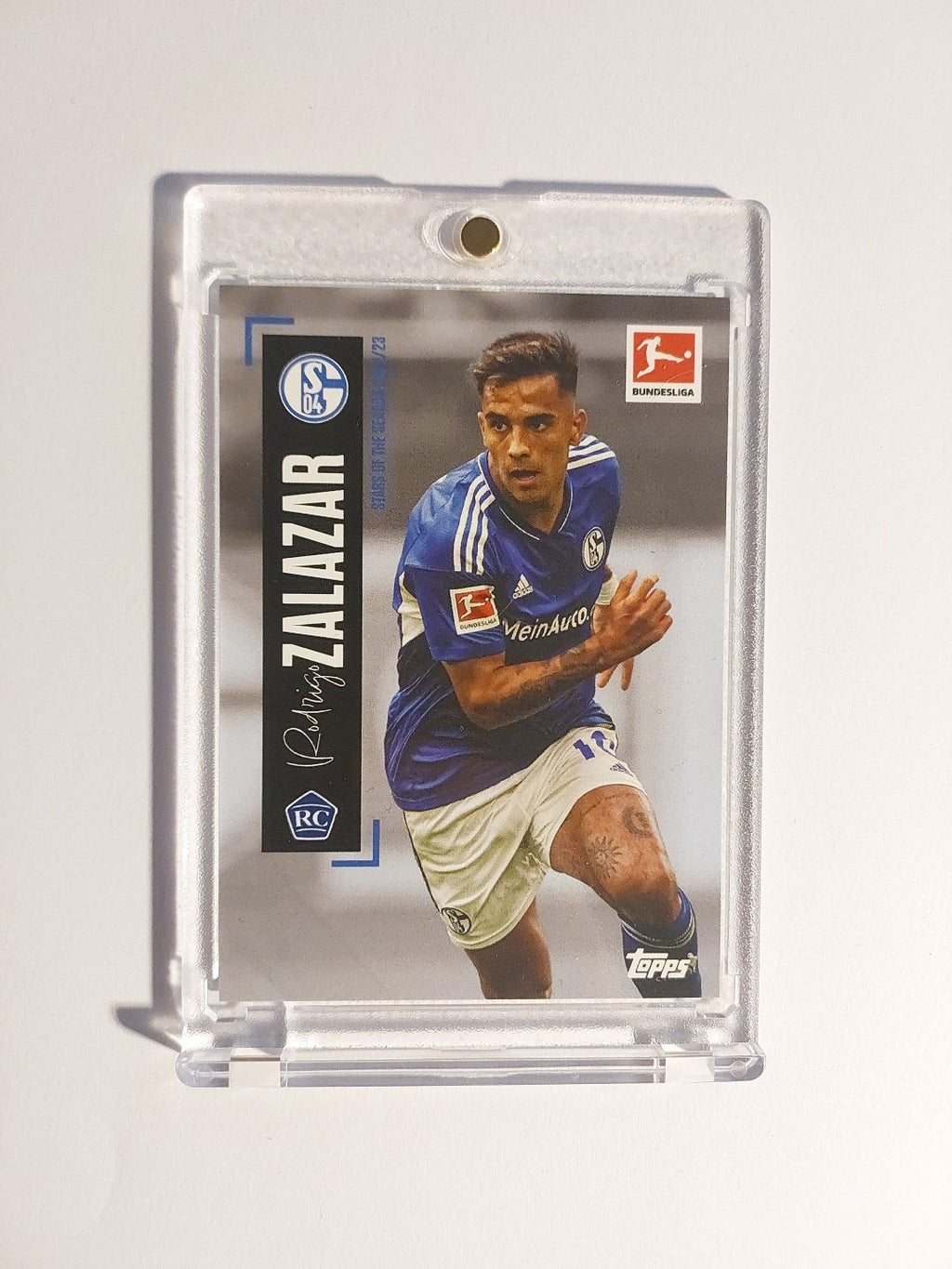 Topps Bundesliga 2022-23 Rodrigo Zalazar Schalke Parallel Rookie Rare Insert Hit – Bild 1