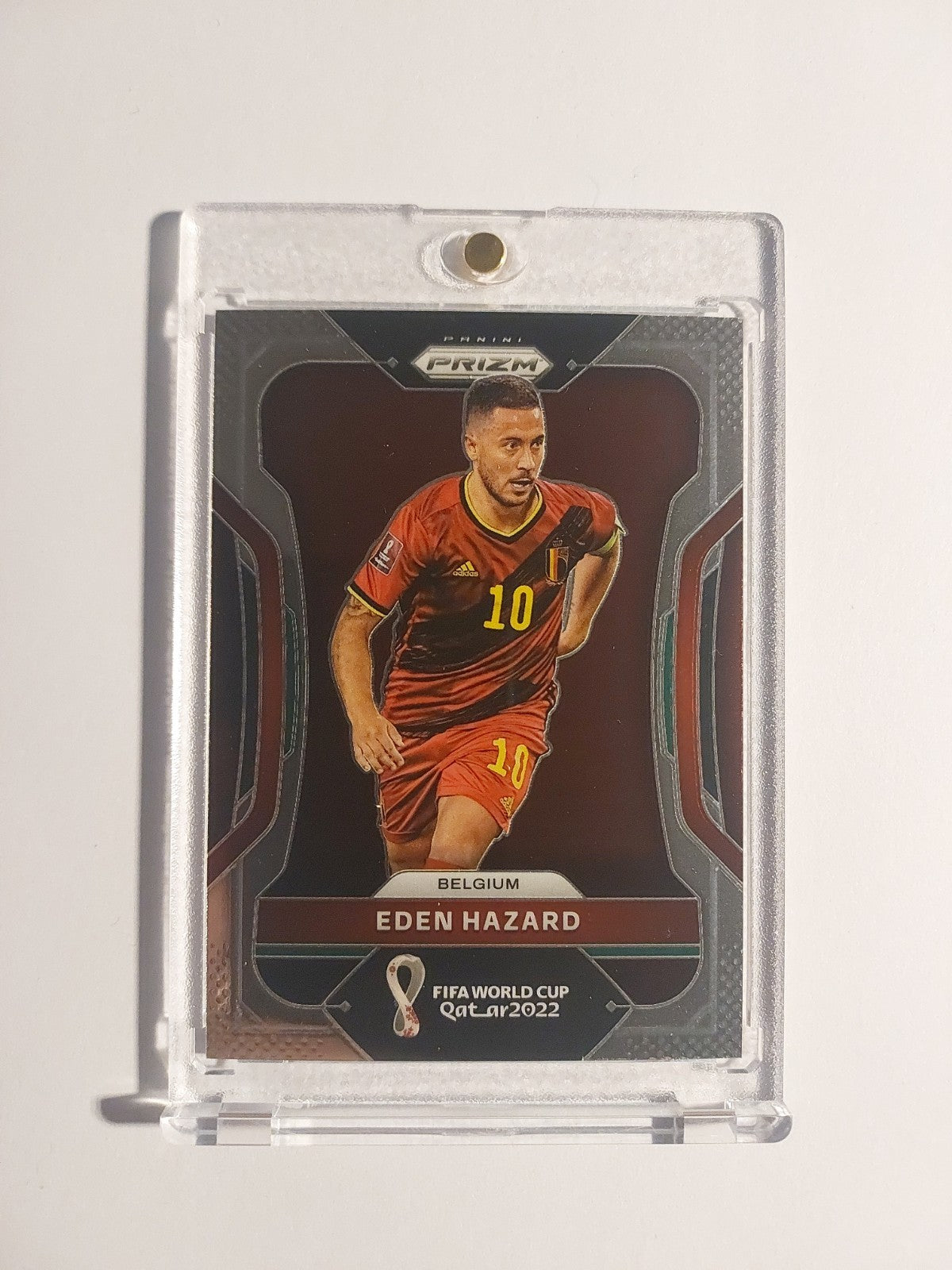 Panini Prizm World Cup 2022 Eden Hazard Belgien Legend Vintage Parallel Rare Hit – Bild 1