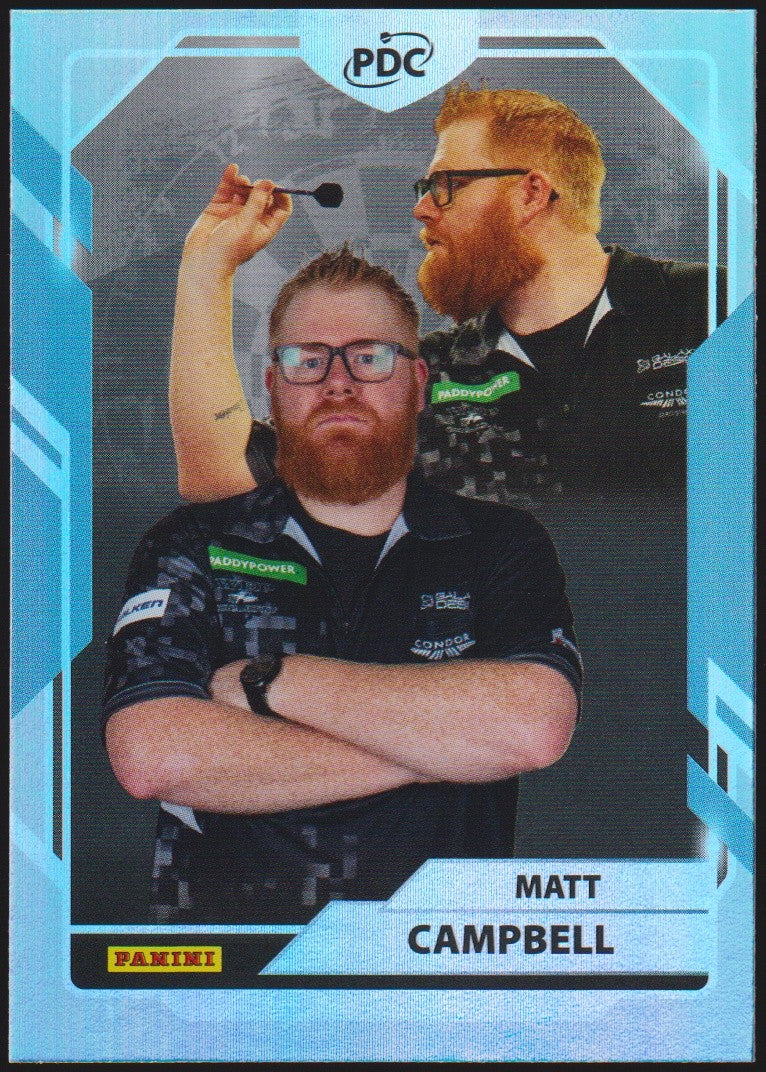Panini PDC World Championship 2026 Matt Campbell Refractor Parallel – Bild 1