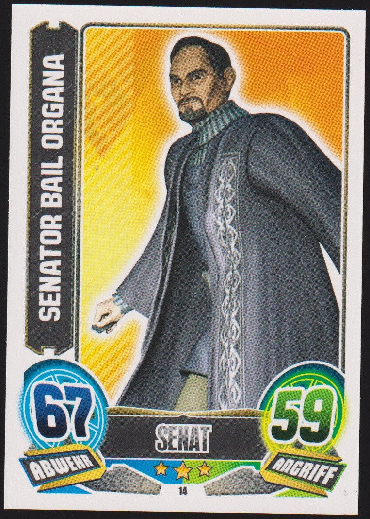 Topps Star Wars 2015 Senator Bail Organa Republik Die TCG Rare – Bild 1