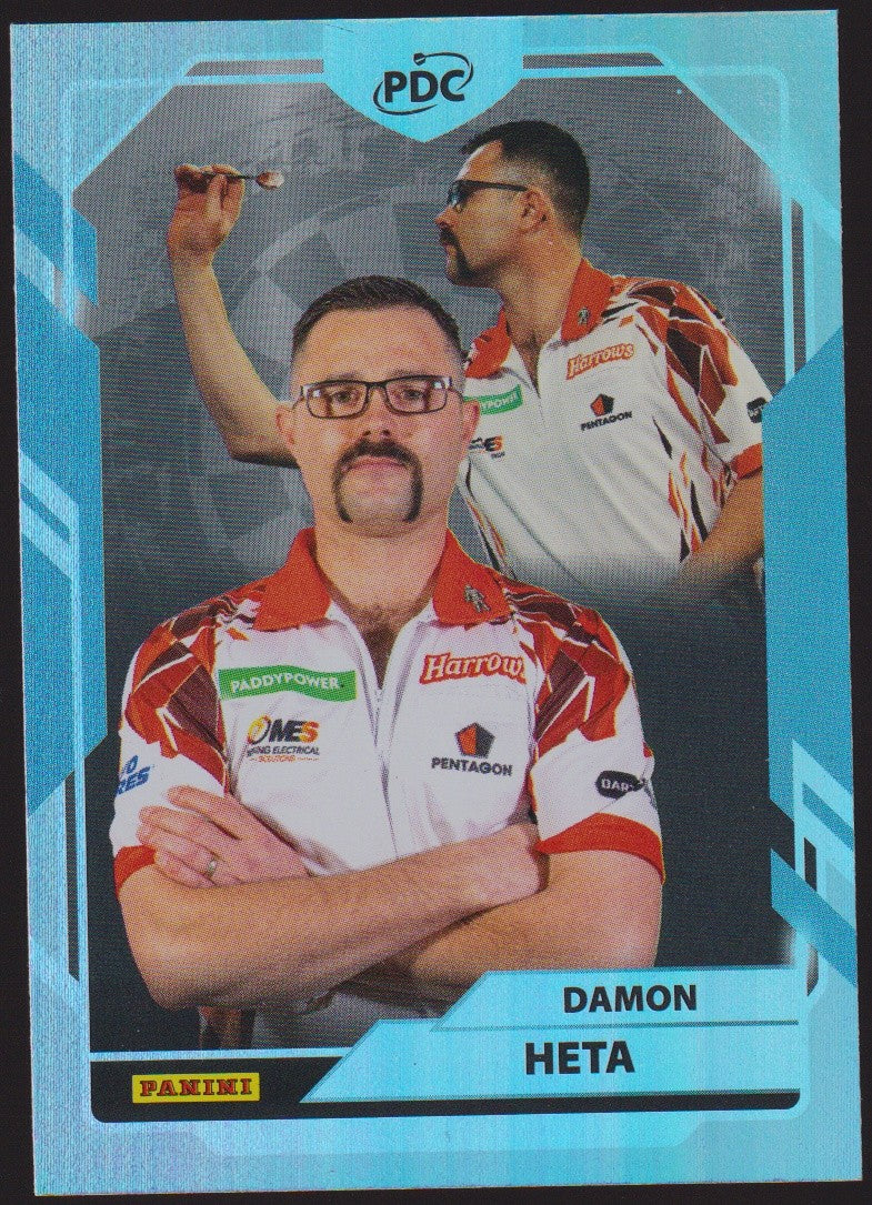 Panini PDC Championship 2026 Damon Heta "The Heat Australia" Refractor Parallel – Bild 1