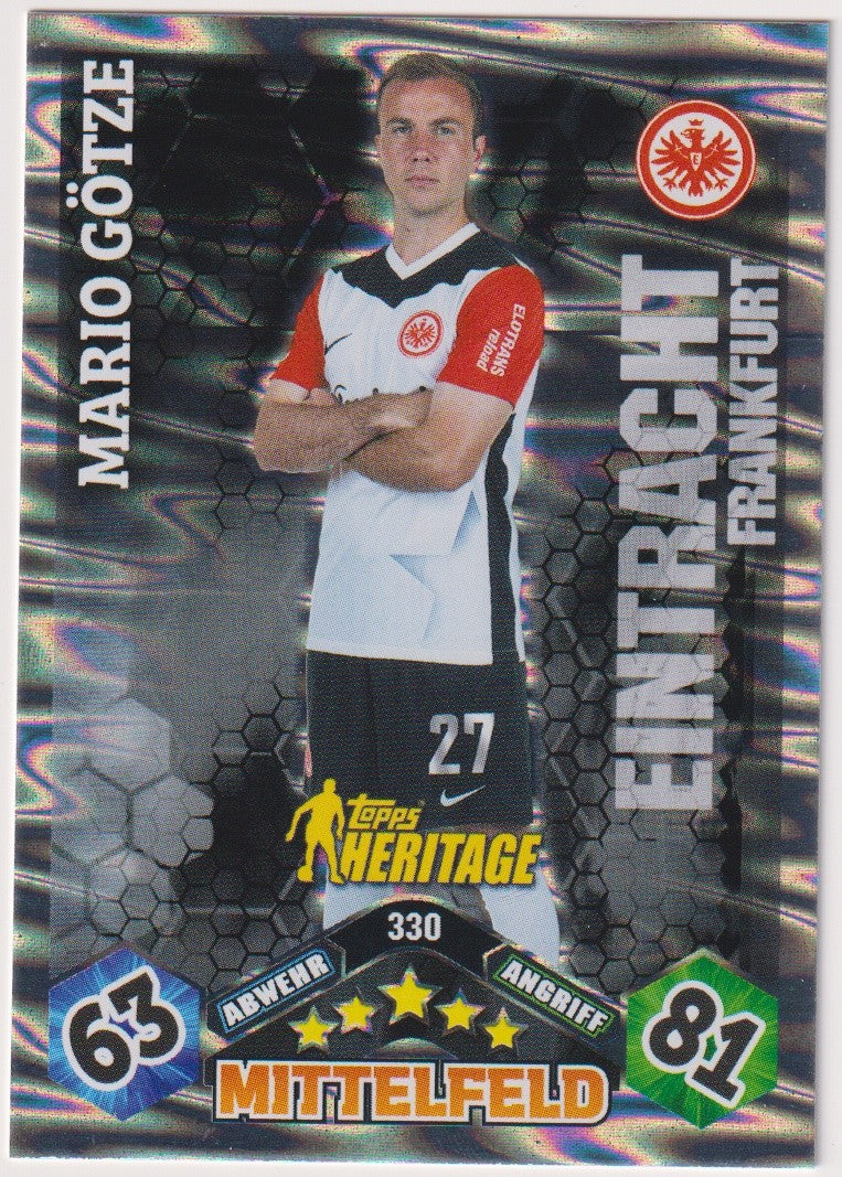 Topps Match 2023-24 Mario Götze Eintracht Frankfurt Saison 2024/25 Parallel – Bild 1