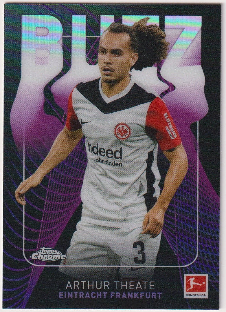 Topps Buzz 2024-25 Arthur Theate Eintracht Frankfurt Parallel Rare Nr. BU-3 – Bild 1