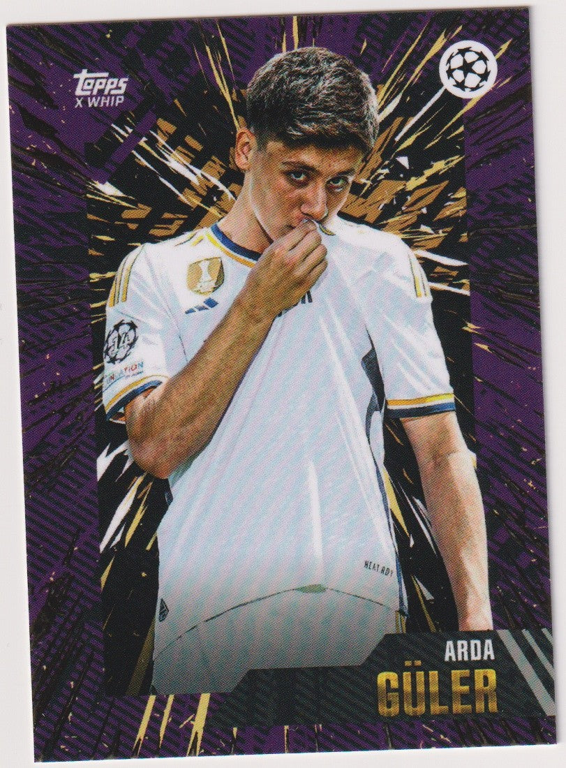 Topps UEFA Champions League Arda Güler Real Madrid Parallel Rare – Bild 1