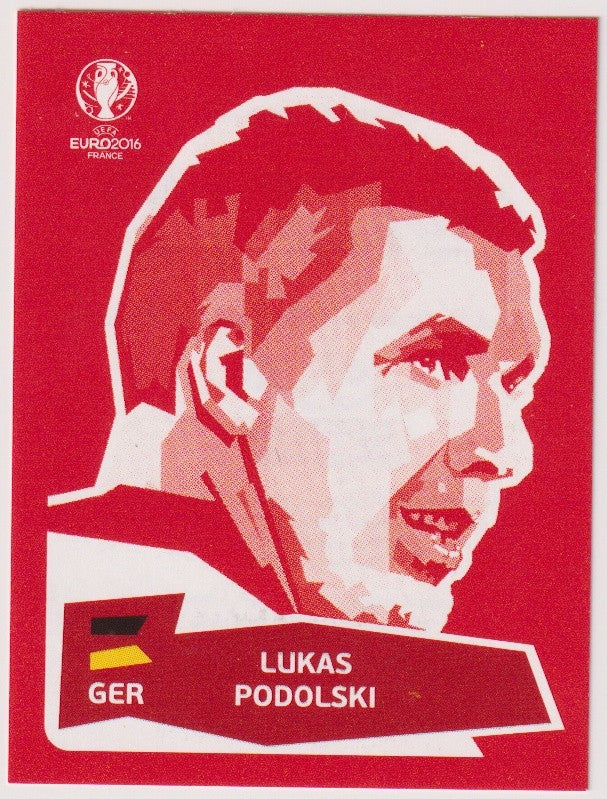 Panini EURO 2016 Lukas Podolski Deutschland Vintage Parallel – Bild 1
