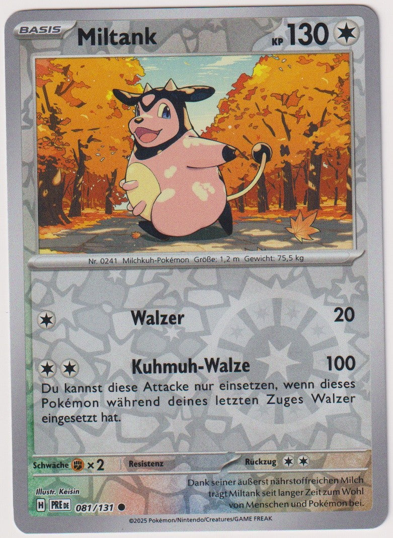 Pokemon TCG Miltank #81/131 Common (C) Reverse Holo Deutsch 2025 – Bild 1