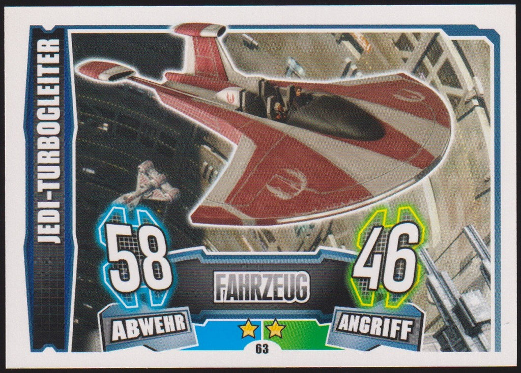 Topps Star Wars 2013 Jedi-Turbogleiter Republik TCG Rare #63 – Bild 1