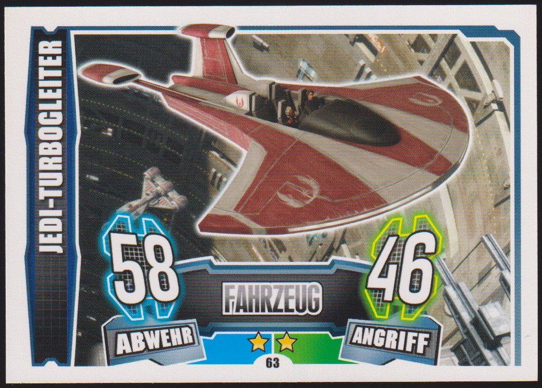 Topps Star Wars 2013 Jedi-Turbogleiter Republik TCG Rare #63 – Bild 1