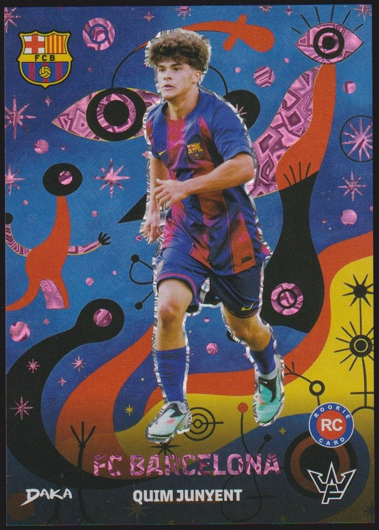 Daka BD-17 2025-26 Quim Junyent FC Barcelona Rookie Parallel Rare Refractor – Bild 1