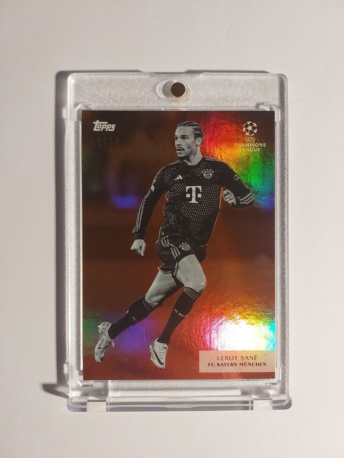 Topps Simplicidad 2023-24 Leroy Sane Bayern München Parallel 8/10 Rare Refractor – Bild 1