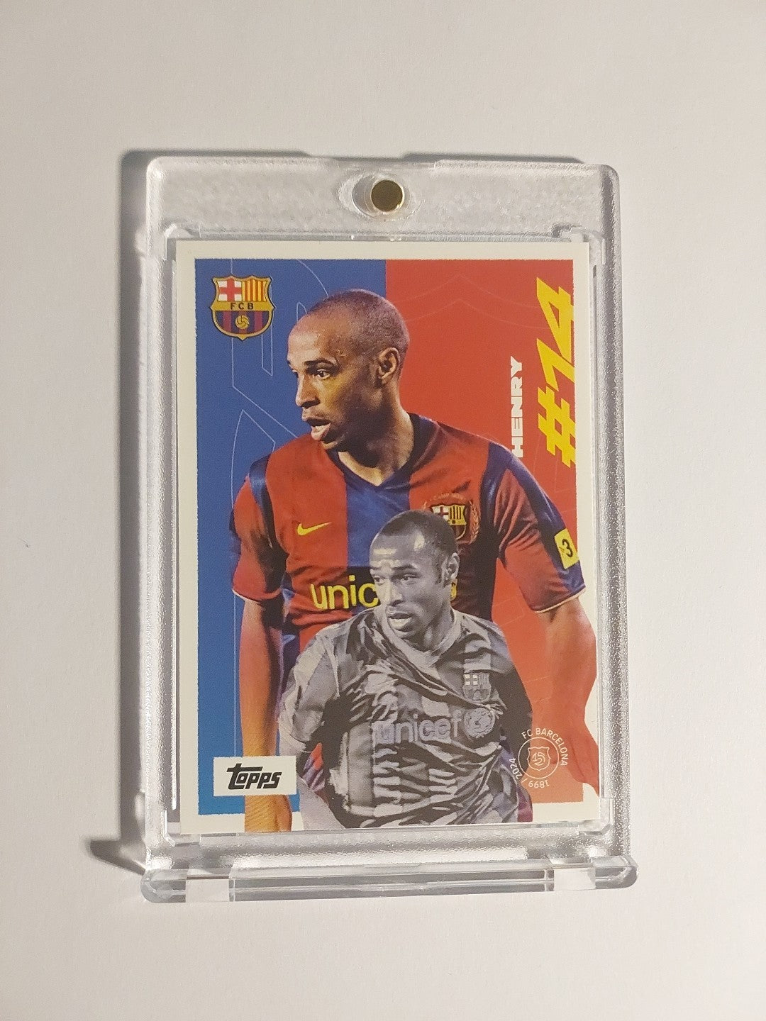 Topps Fc Barcelona Team Set 2024-25 Thierry Henry Limited Edition Parallel – Bild 1