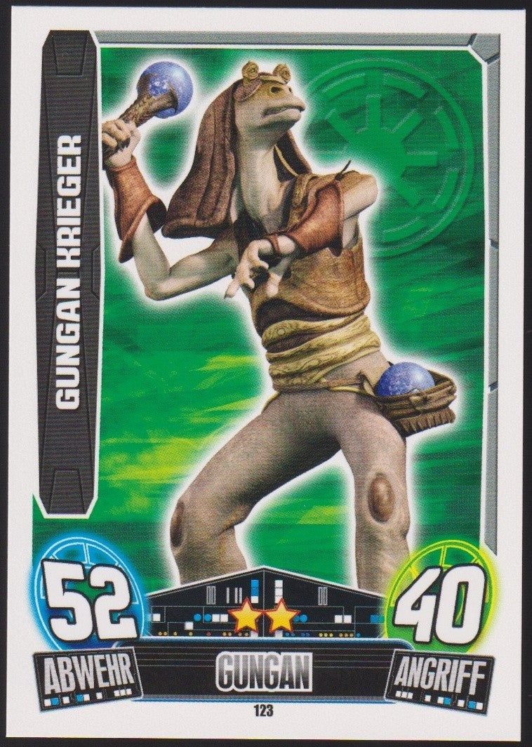 Topps Star Wars 2013 Gungan Krieger Republik TCG Rare #123 – Bild 1