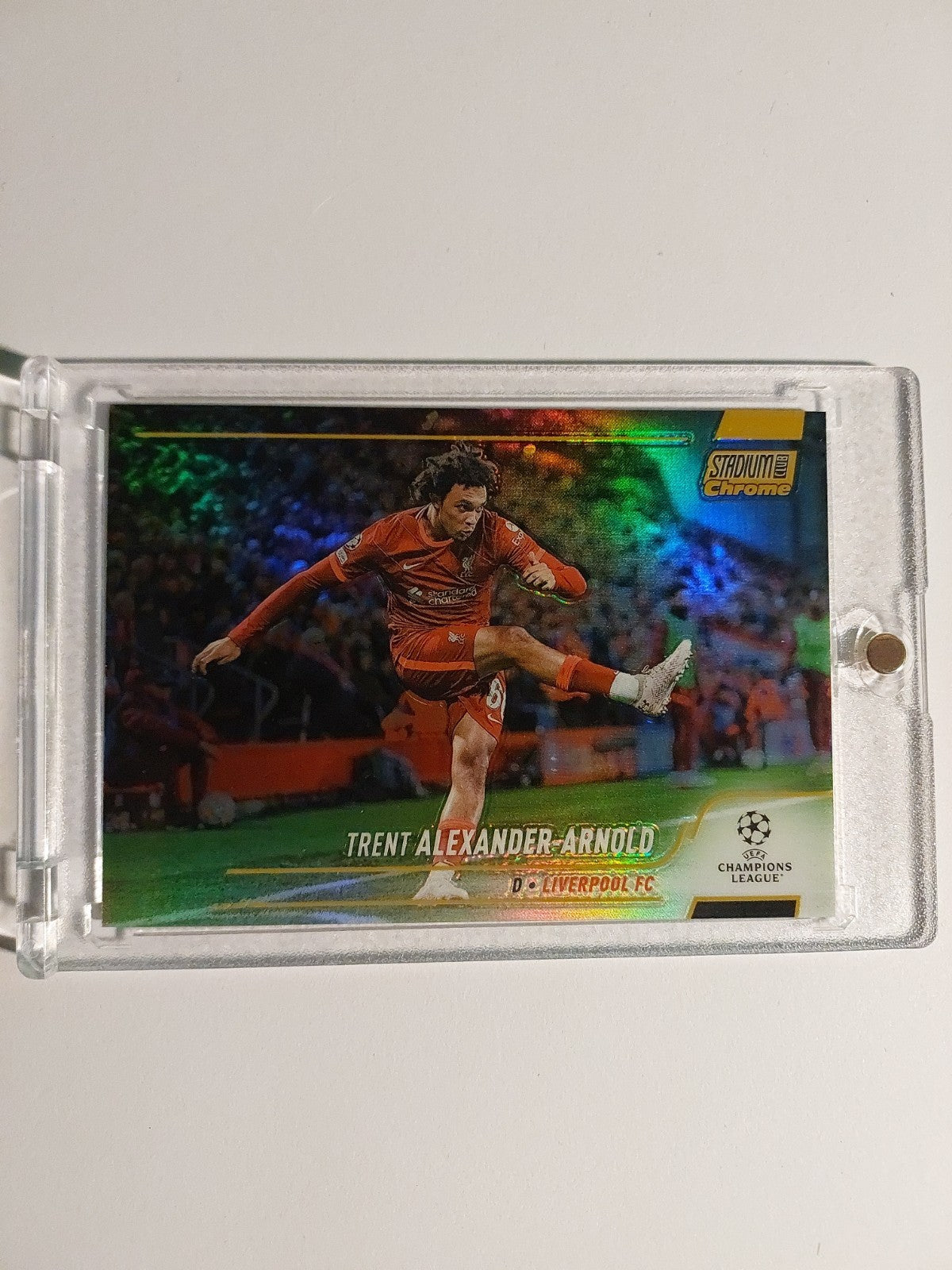 Topps Chrome 2021-22 Trent Alexander-Arnold Liverpool Parallel 30/50 Refractor – Bild 1