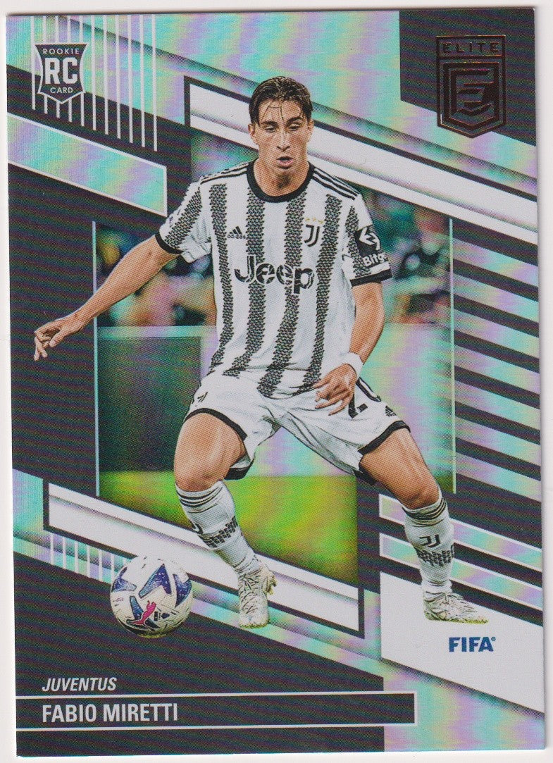 Panini Donruss Elite FIFA Soccer 2023-24 Fabio Miretti Rookie Juventus Parallel – Bild 1