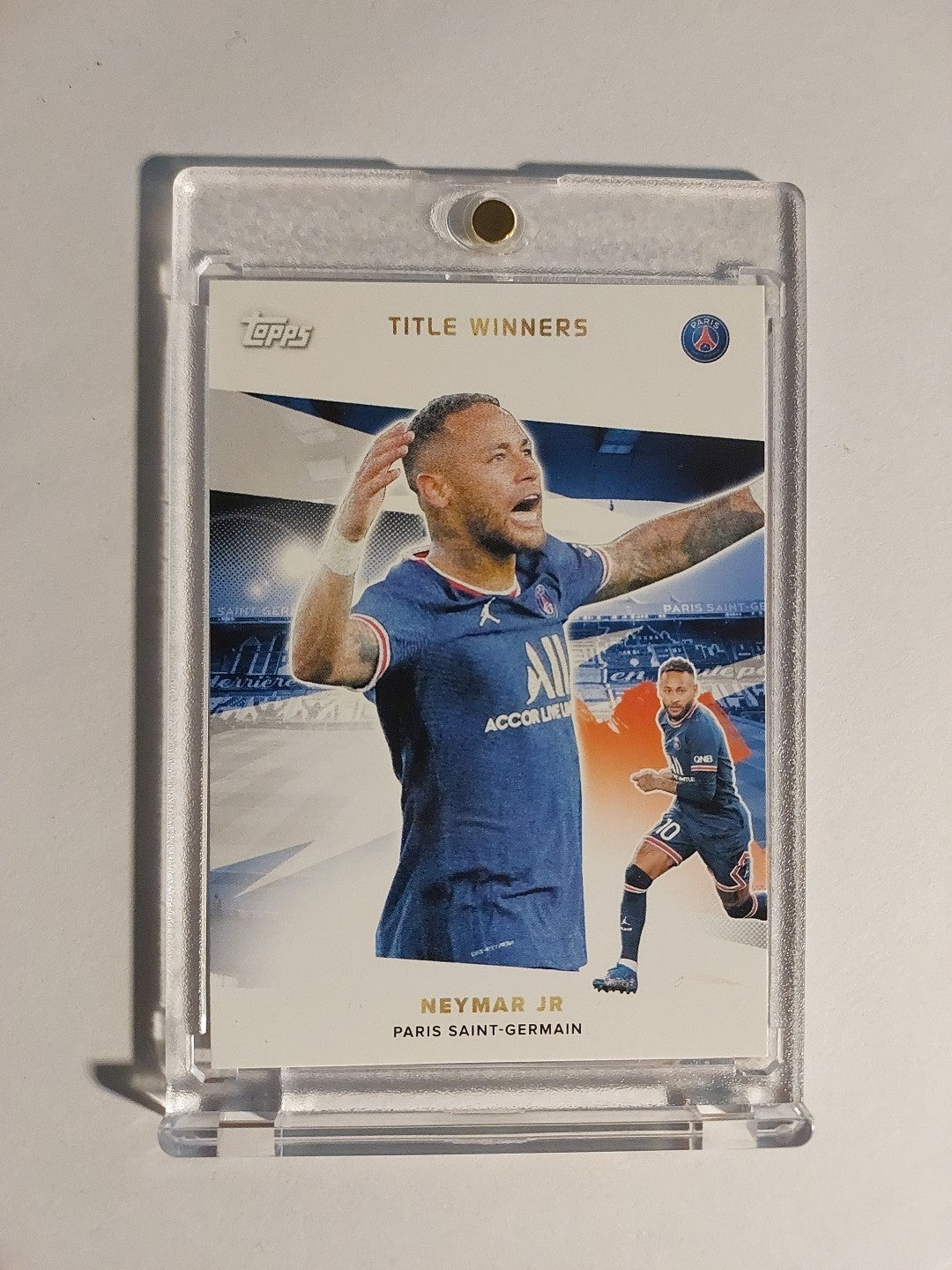 Topps Paris Saint-Germain 2021-22 Neymar Jr Parallel Insert Ultra Rare Hit – Bild 1