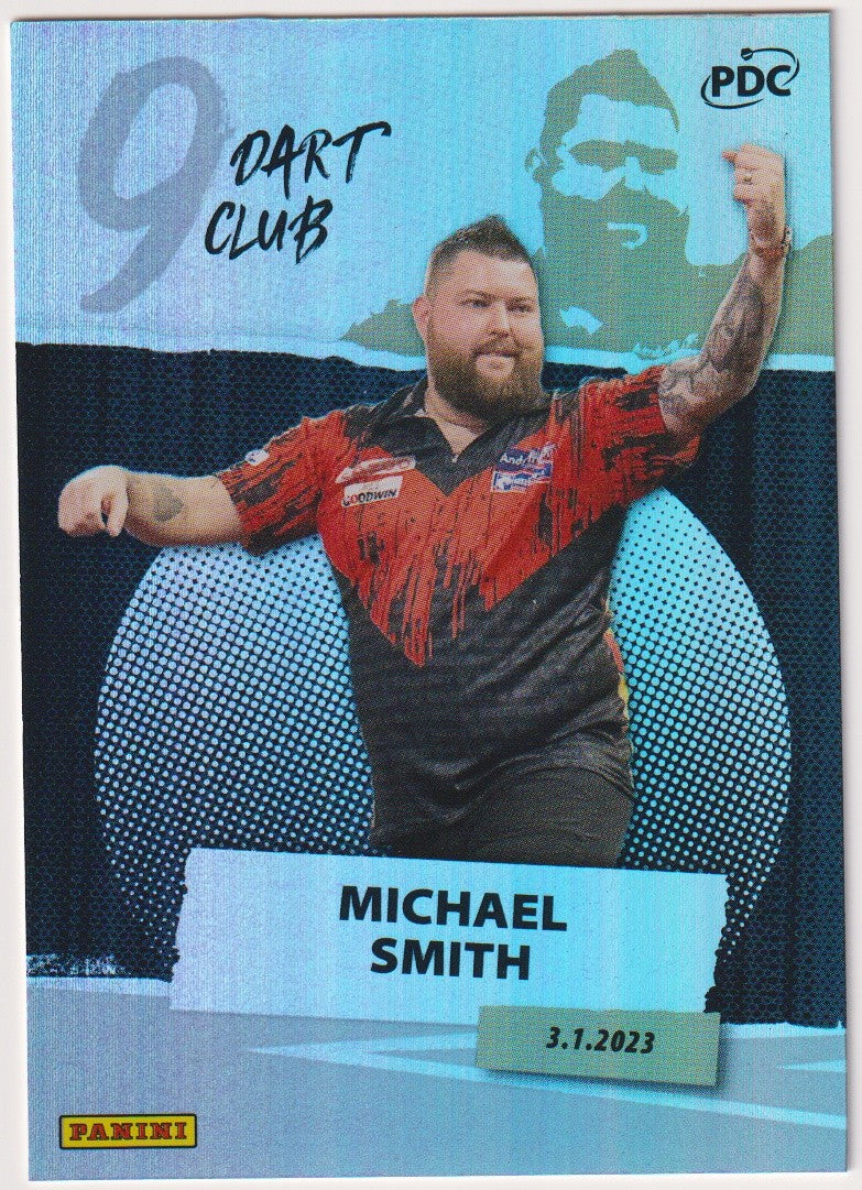 Panini PDC WC 2026 9 Dart Club Michael Smith Refractor Parallel – Bild 1