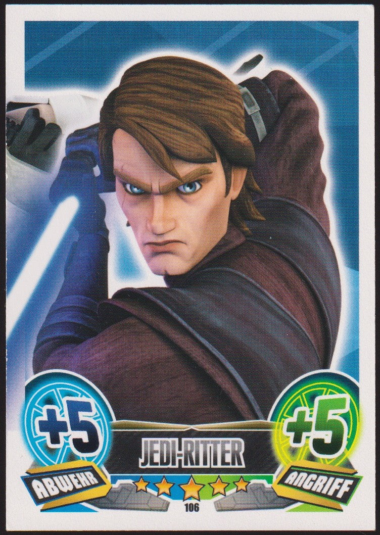 Topps Star Wars 2015 Anakin Skywalker Republik Jedi TCG Rare #106 – Bild 1