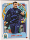 Topps 2023-24 Lionel Scaloni Argentinien Trainer Topps Parallel Rare 30 – Bild 1
