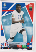 Topps Match Attax 2023-24 Ousmane Dembélé UEFA Euro 2024 Germany Parallel Rare – Bild 1