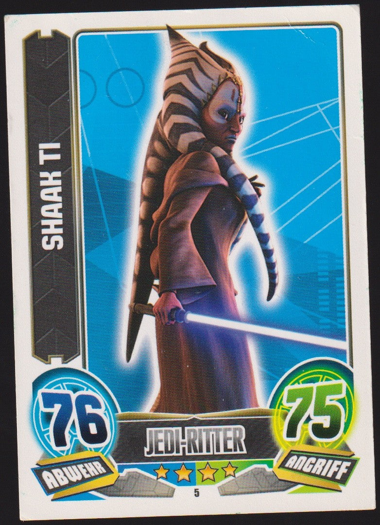 Topps Star Wars 2015 Shaak Ti Jedi Ritter Republik TCG Rare #76 – Bild 1