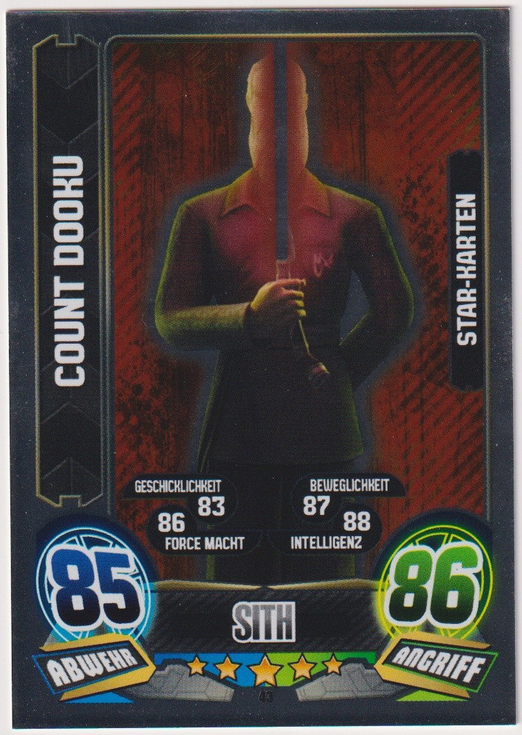 Topps Star Wars 2015 Count Dooku Separatisten Sith TCG Rare – Bild 1