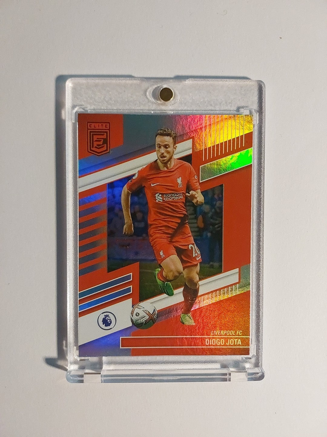 Panini Elite 2022-23 Diogo Jota Liverpool Portugal Parallel Refractor Insert Hit – Bild 1