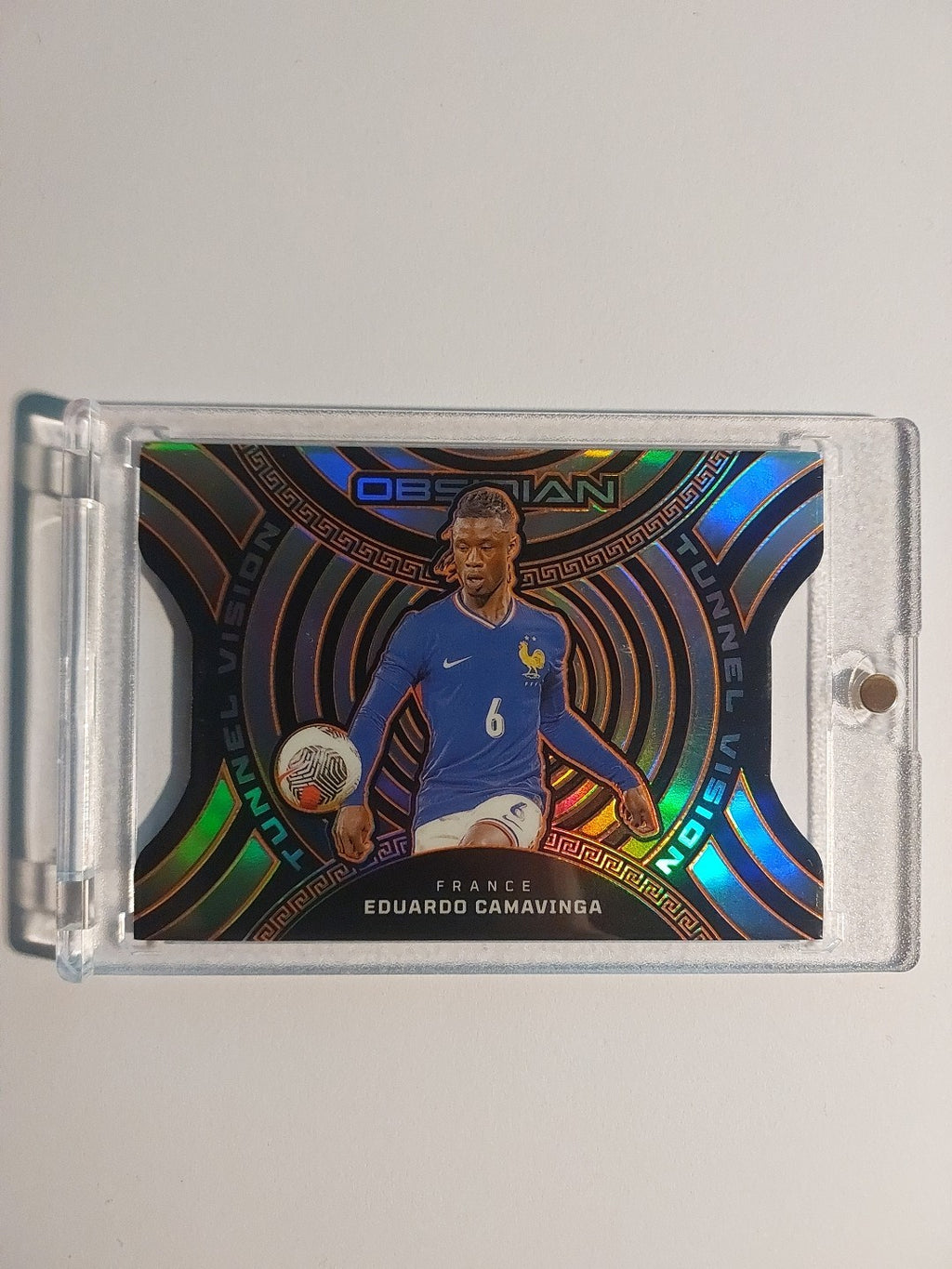Panini Obsidian 2023-24 Eduardo Camavinga Real Madrid Frankreich Parallel 85/88 – Bild 1