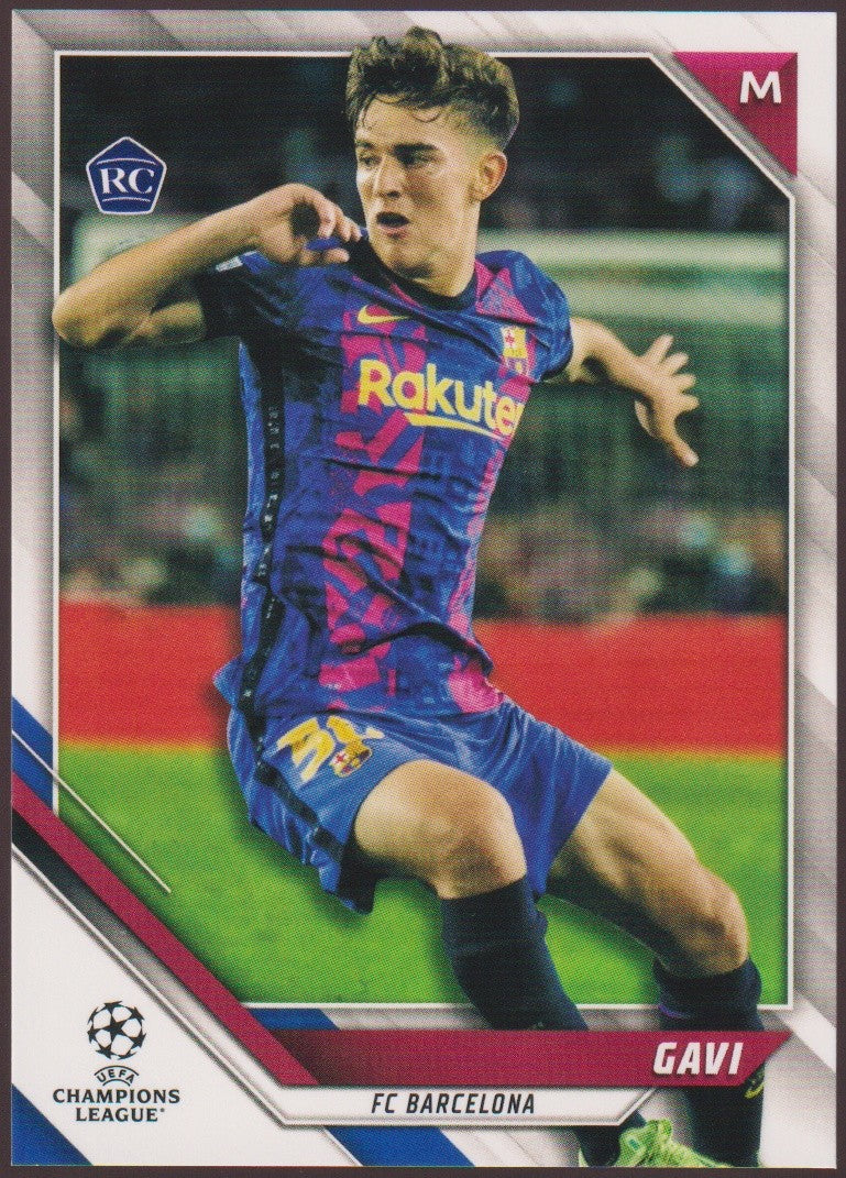 Topps 2021-22 Gavi Rookie FC Barcelona Parallel Rare – Bild 1