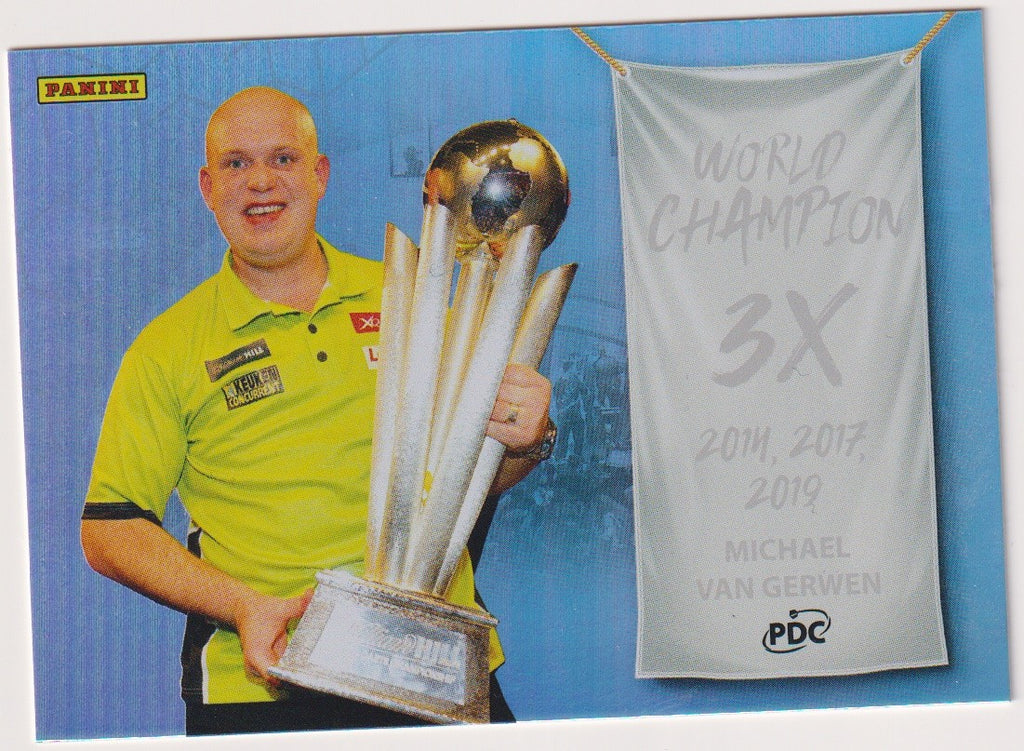 Panini PDC - World Championship 2026 Michael Van Gerwen Refractor Parallel – Bild 1