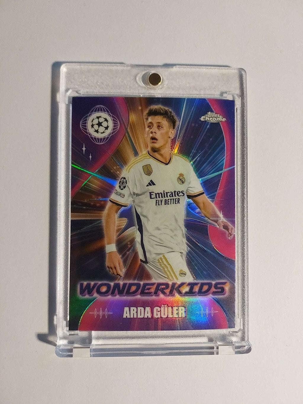 Topps UCC Chrome 2023-24 Arda Güler Real Madrid Türkei Parallel Ultra Rare Hit – Bild 1