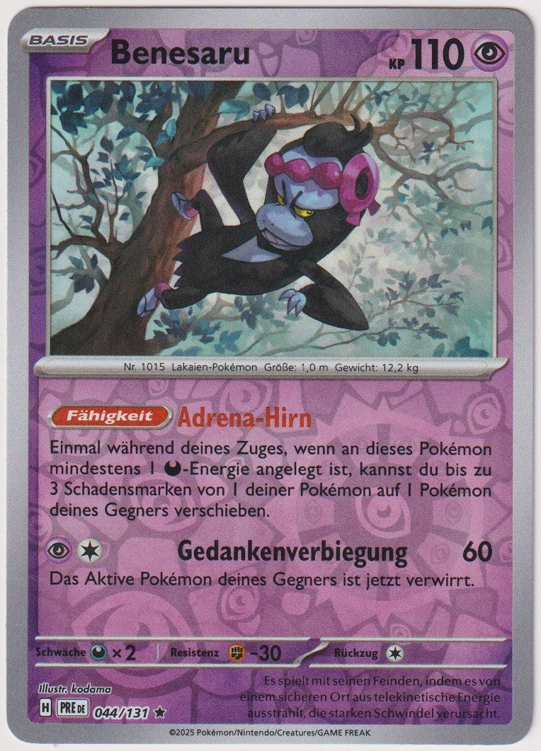 Pokemon TCG Munkidori #44/131 Rare (R) Reverse Holo Deutsch 2025 – Bild 1