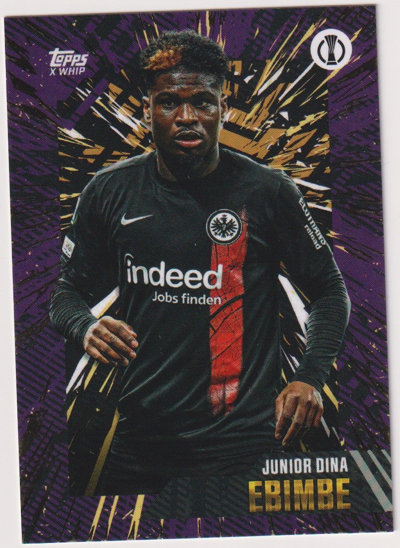 Topps 2023-24 Junior Dina Ebimbe Eintracht Frankfurt Europa Conference League – Bild 1
