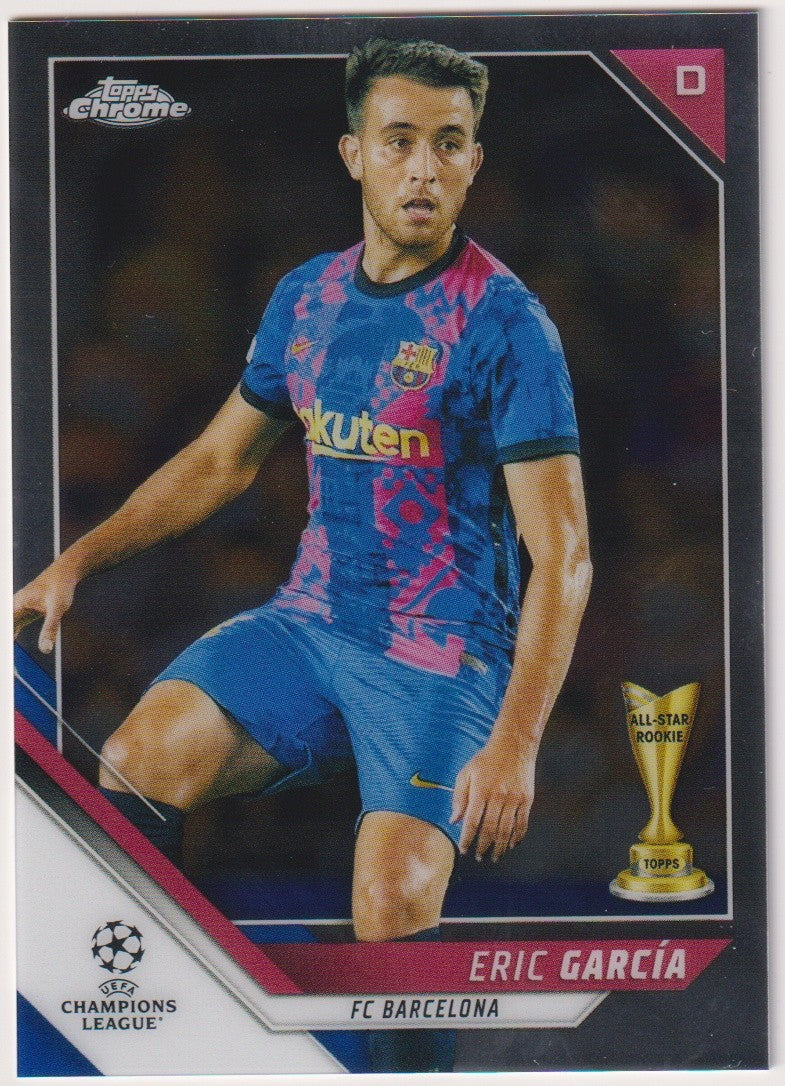 Topps Chrome 2022-23 Eric García Rookie FC Barcelona Parallel Rare – Bild 1
