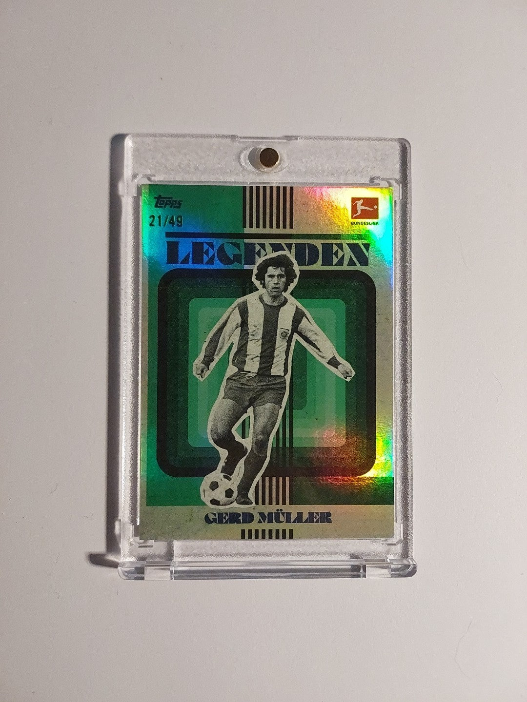 Topps Matthäus Curated 2023-24 Gerd Müller Bayern München Parallel 21/49 Rare – Bild 1