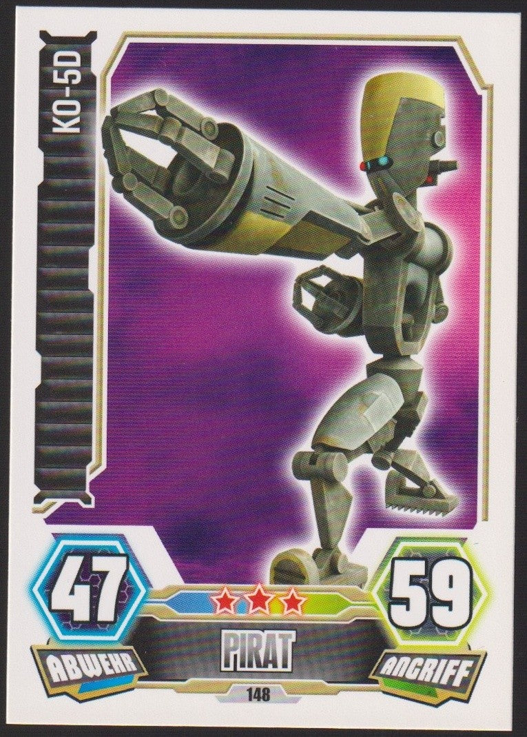 Topps Star Wars 2012 Ko-5D Pirat Söldner Kopfgeldjäger TCG Rare #148 – Bild 1