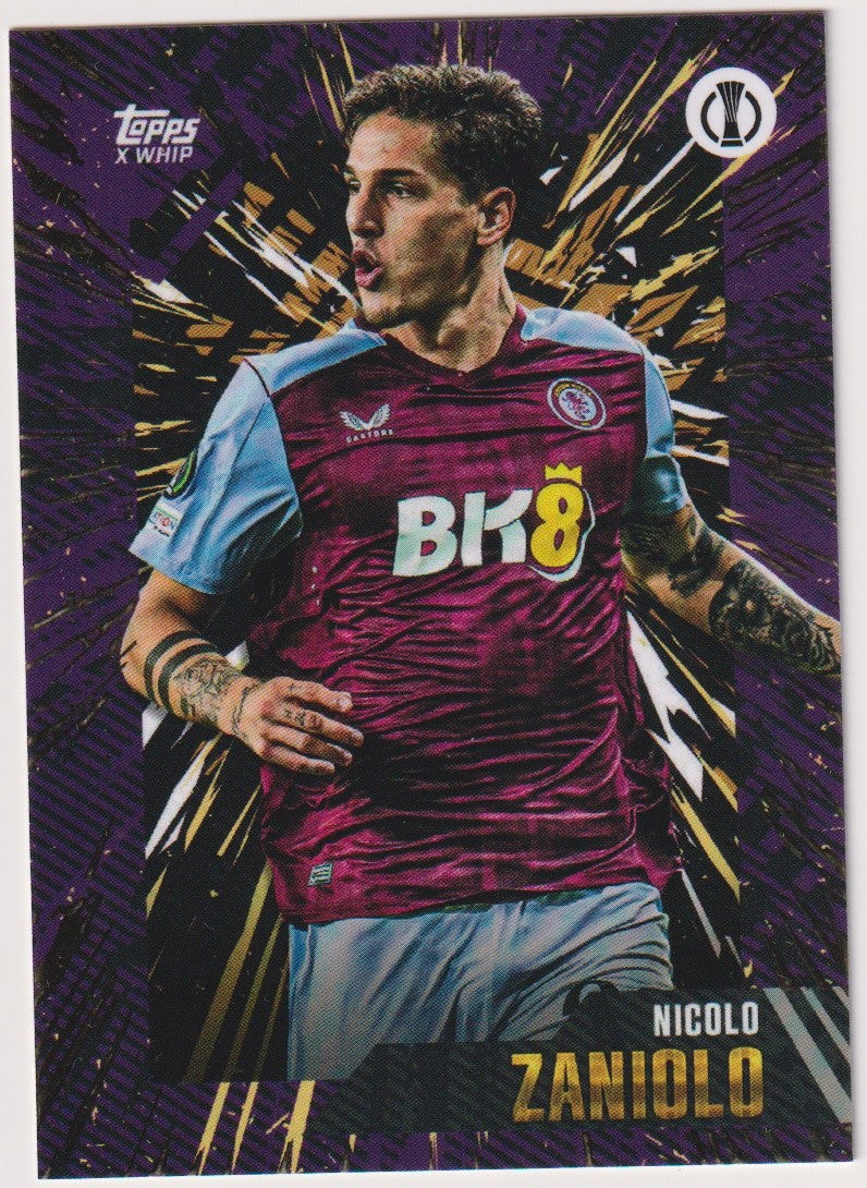 Topps X WHIP Nicolo Zaniolo Aston Villa FC Parallel Rare – Bild 1